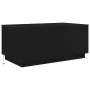 Mesa de centro con luces LED roble negro 90x50x40 cm by , Coffee table - Ref: Foro24-862260, Price: 91,61 €, Discount: %
