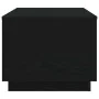 Mesa de centro con luces LED roble negro 90x50x40 cm by , Coffee table - Ref: Foro24-862260, Price: 91,61 €, Discount: %