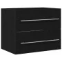 Mueble de baño para lavabo de roble negro 60x38,5x48 cm von , Badezimmermöbel - Ref: Foro24-862028, Preis: 68,61 €, Rabatt: %