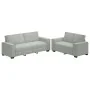 Juego de sofás con cojines 2 piezas terciopelo gris claro von , Sofas - Ref: Foro24-3324700, Preis: 468,42 €, Rabatt: %