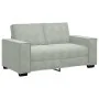 Juego de sofás con cojines 2 piezas terciopelo gris claro von , Sofas - Ref: Foro24-3324700, Preis: 468,42 €, Rabatt: %
