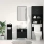 Mueble de baño para lavabo de madera de roble negro 60x30x60 cm by , bathroom vanities - Ref: Foro24-862234, Price: 52,31 €, ...