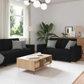 Juego de sofás con cojines 2 piezas tela negro von , Sofas - Ref: Foro24-3324693, Preis: 467,07 €, Rabatt: %