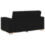 Juego de sofás con cojines 2 piezas tela negro by , Sofas - Ref: Foro24-3324693, Price: 467,07 €, Discount: %