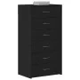 Aparador con 6 cajones roble negro 50x34x96cm madera ingeniería von , Sideboards - Ref: Foro24-862442, Preis: 122,71 €, Rabat...