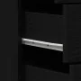 Aparador con 6 cajones roble negro 50x34x96cm madera ingeniería von , Sideboards - Ref: Foro24-862442, Preis: 122,71 €, Rabat...