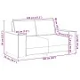 Juego de sofás con cojines 2 piezas tela gris claro by , Sofas - Ref: Foro24-3324691, Price: 467,07 €, Discount: %
