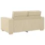 Juego de sofás con cojines 2 piezas tela crema de , Sofás - Ref: Foro24-3324698, Precio: 467,06 €, Descuento: %