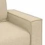 Juego de sofás con cojines 2 piezas tela crema de , Sofás - Ref: Foro24-3324698, Precio: 467,06 €, Descuento: %
