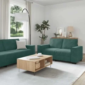 Juego de sofás con cojines 2 piezas terciopelo verde oscuro by , Sofas - Ref: Foro24-3324702, Price: 458,42 €, Discount: %