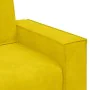 Juego de sofás con cojines 3 piezas terciopelo amarillo by , Sofas - Ref: Foro24-3324624, Price: 610,32 €, Discount: %