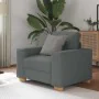 Sillón de tela gris oscuro 60 cm by , Sofas - Ref: Foro24-4105059, Price: 159,33 €, Discount: %
