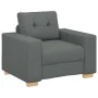 Sillón de tela gris oscuro 60 cm by , Sofas - Ref: Foro24-4105059, Price: 159,33 €, Discount: %