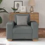 Sillón de tela gris oscuro 60 cm by , Sofas - Ref: Foro24-4105059, Price: 159,33 €, Discount: %