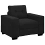 Sillón de terciopelo negro 60 cm de , Sofás - Ref: Foro24-4105103, Precio: 182,35 €, Descuento: %
