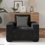 Sillón de terciopelo negro 60 cm de , Sofás - Ref: Foro24-4105103, Precio: 182,35 €, Descuento: %