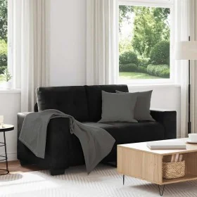 Sofá Loveseat Terciopelo Negro 120 cm von , Sofas - Ref: Foro24-4105115, Preis: 232,16 €, Rabatt: %