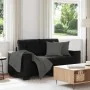 Sofá Loveseat Terciopelo Negro 120 cm by , Sofas - Ref: Foro24-4105115, Price: 232,16 €, Discount: %