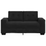 Sofá Loveseat Terciopelo Negro 120 cm by , Sofas - Ref: Foro24-4105115, Price: 232,16 €, Discount: %