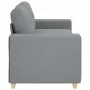 Sofá Loveseat gris claro 140 cm de tela by , Sofas - Ref: Foro24-4105078, Price: 223,25 €, Discount: %