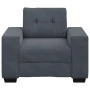 Sillón de terciopelo gris oscuro 60 cm de , Sofás - Ref: Foro24-4105099, Precio: 174,00 €, Descuento: %