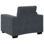 Sillón de terciopelo gris oscuro 60 cm de , Sofás - Ref: Foro24-4105099, Precio: 174,00 €, Descuento: %