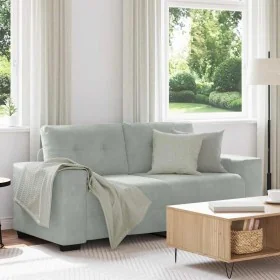 Sofá Loveseat gris claro 140 cm terciopelo de , Sofás - Ref: Foro24-4105122, Precio: 221,71 €, Descuento: %