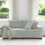 Sofá Loveseat gris claro 140 cm terciopelo by , Sofas - Ref: Foro24-4105122, Price: 221,71 €, Discount: %