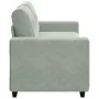 Sofá Loveseat gris claro 140 cm terciopelo by , Sofas - Ref: Foro24-4105122, Price: 221,71 €, Discount: %