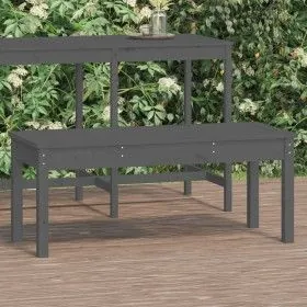 Solid pine wood garden bench 109x44x45 cm by vidaXL, garden benches - Ref: Foro24-824006, Price: 67,75 €, Discount: %