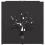 Leñero negro 40x40x40 cm Acero laminado en frío by , Firewood bags and holders - Ref: Foro24-864243, Price: 47,80 €, Discount: %