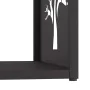 Leñero negro 40x40x40 cm Acero laminado en frío by , Firewood bags and holders - Ref: Foro24-864243, Price: 47,80 €, Discount: %