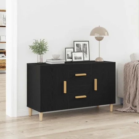 Aparador de madera de roble negro 100x36x60 cm von , Sideboards - Ref: Foro24-862094, Preis: 106,59 €, Rabatt: %
