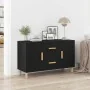 Aparador de madera de roble negro 100x36x60 cm von , Sideboards - Ref: Foro24-862094, Preis: 106,59 €, Rabatt: %