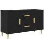 Aparador de madera de roble negro 100x36x60 cm von , Sideboards - Ref: Foro24-862094, Preis: 106,59 €, Rabatt: %