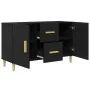 Aparador de madera de roble negro 100x36x60 cm von , Sideboards - Ref: Foro24-862094, Preis: 106,59 €, Rabatt: %