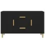 Aparador de madera de roble negro 100x36x60 cm von , Sideboards - Ref: Foro24-862094, Preis: 106,59 €, Rabatt: %