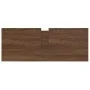 Mueble de baño con lavabo y cajones roble marrón 90x34,5x60 cm de , Tocadores de baño - Ref: Foro24-861881, Precio: 79,05 €, ...