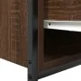 Mueble de baño con lavabo y cajones roble marrón 90x34,5x60 cm de , Tocadores de baño - Ref: Foro24-861881, Precio: 79,05 €, ...