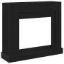 VidaXL Marco para chimenea madera ingeniería roble negro 100x30x87,5cm von , Zubehör für Holzöfen und Kamine - Ref: Foro24-86...