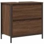 Set de muebles baño 2 pzas madera contrachapada marrón roble by , Bathroom furniture - Ref: Foro24-3328368, Price: 124,93 €, ...