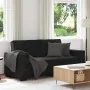 Sofá de 2 plazas terciopelo negro 140 cm by , Sofas - Ref: Foro24-4105025, Price: 216,05 €, Discount: %