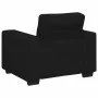 Conjunto de sofá de 3 piezas con cojines de tela negra by , Sofas - Ref: Foro24-3324651, Price: 618,89 €, Discount: %