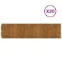 Bordes césped 20 unidades resistente a la intemperie flexible by , Garden edging and edging - Ref: Foro24-858325, Price: 174,...