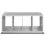Nido para gallinas con 4 compartimentos plateado galvanizado by , Cages and habitats for small animals - Ref: Foro24-864344, ...