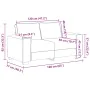 Juego de sofás con cojines 2 piezas tela marrón by , Sofas - Ref: Foro24-3324735, Price: 468,61 €, Discount: %