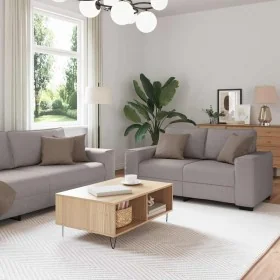 Juego de sofás con cojines 2 piezas tela gris taupe by , Sofas - Ref: Foro24-3324737, Price: 466,16 €, Discount: %