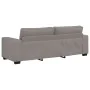 Juego de sofás con cojines 2 piezas tela gris taupe by , Sofas - Ref: Foro24-3324737, Price: 466,16 €, Discount: %