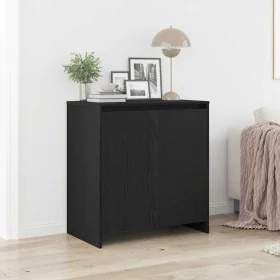 Aparador de madera de roble negro 70x41x75 cm by , Sideboards - Ref: Foro24-862082, Price: 70,17 €, Discount: %