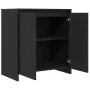 Aparador de madera de roble negro 70x41x75 cm by , Sideboards - Ref: Foro24-862082, Price: 71,24 €, Discount: %